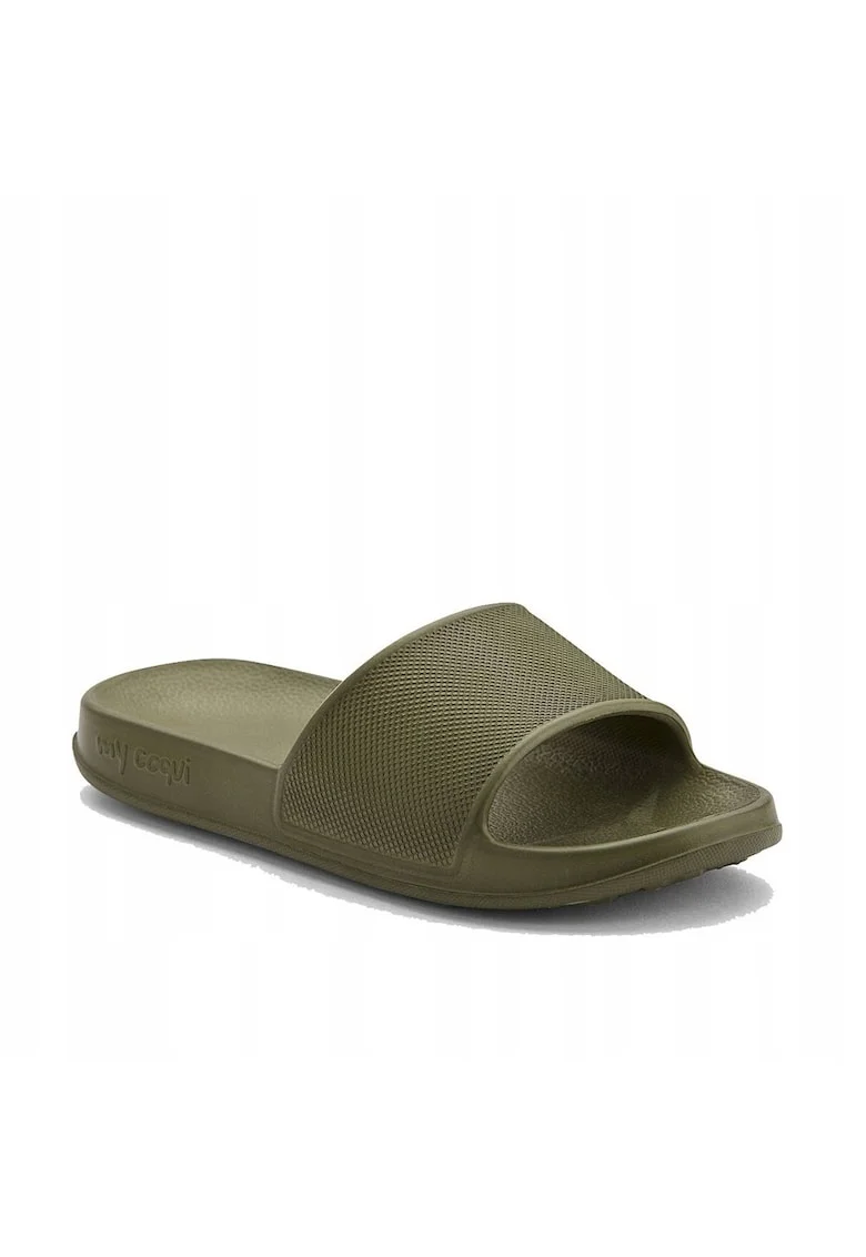 Papuci copii, Piele ecologica, Verde, Verde