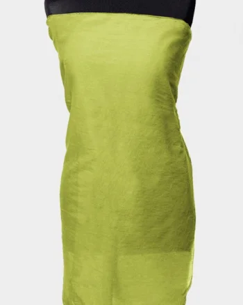 Esarfa verde oliv, dreptunghiulara, in colturi alungite, din bumbac si matase