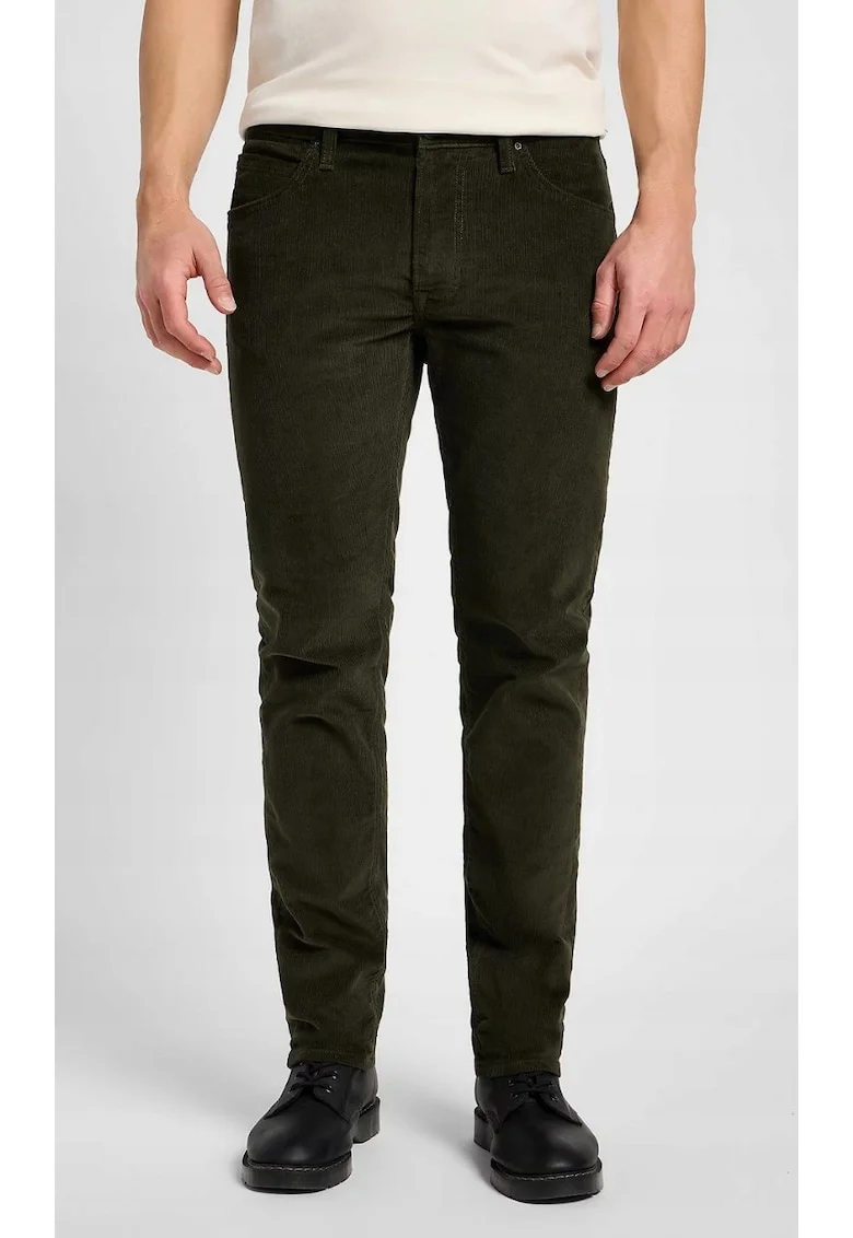 Blugi barbatesti  Daren, bumbac/elastan, verde