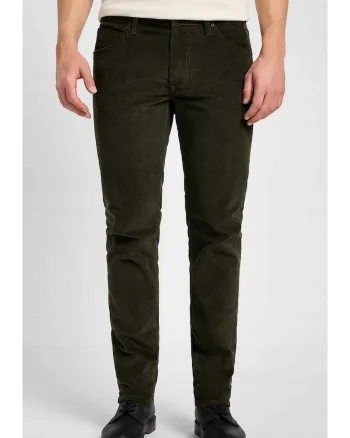 Blugi barbatesti  Daren, bumbac/elastan, verde