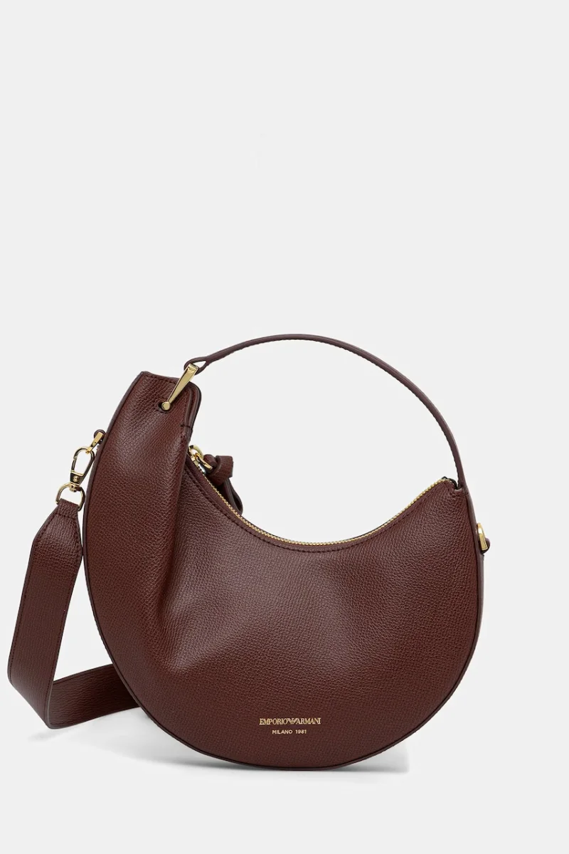 Emporio Armani geantă hobo de damă din piele