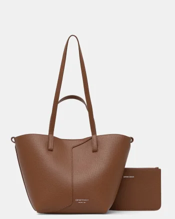 Emporio Armani geantă shopper pentru femei din piele