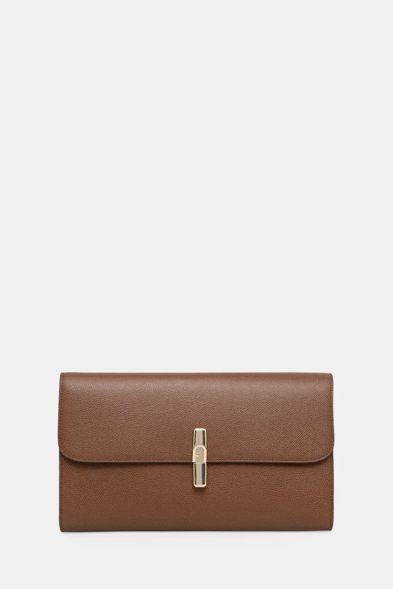 Furla geantă plic pentru femei din piele