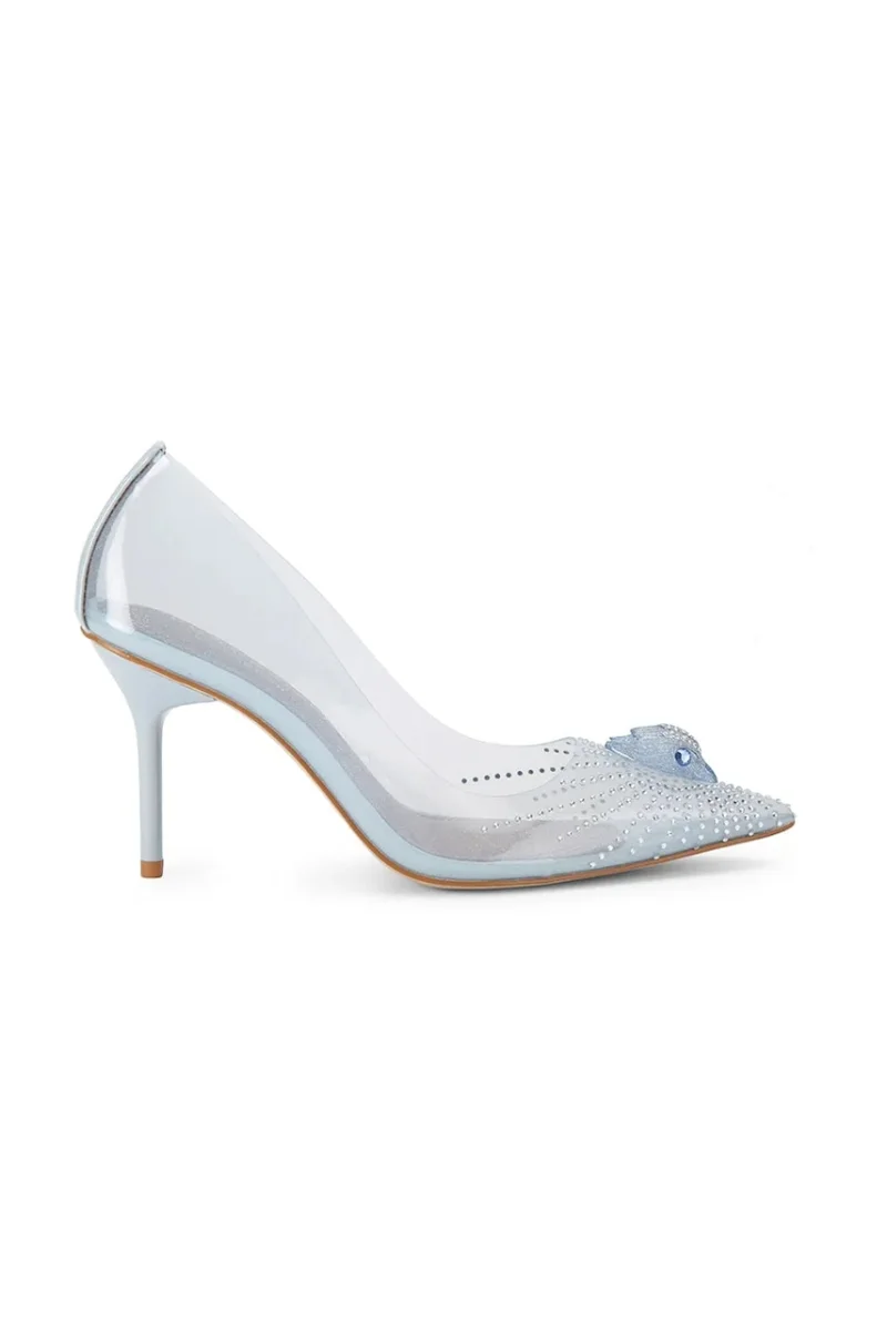 Kurt Geiger London pantofi cu toc stiletto Eagle Vinyl Court Pale Blue