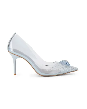 Kurt Geiger London pantofi cu toc stiletto Eagle Vinyl Court Pale Blue