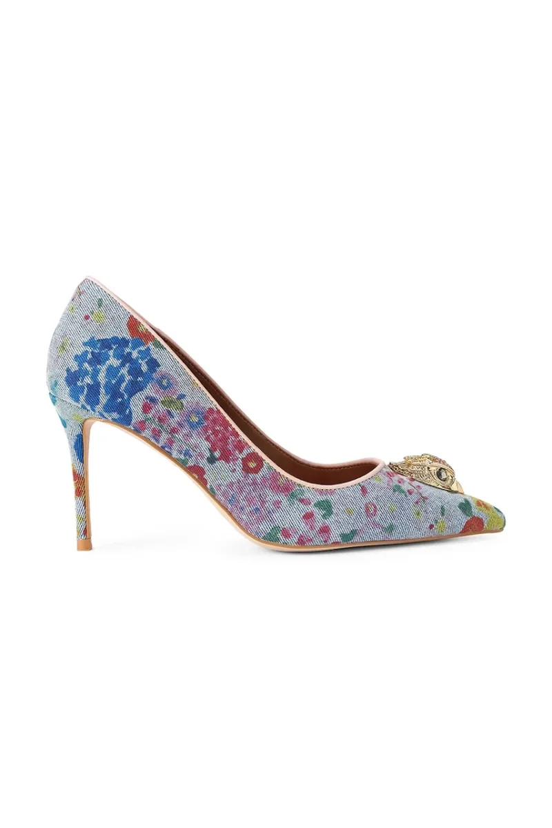 Kurt Geiger London pantofi cu toc stiletto Belgravia Eagle Court Blue