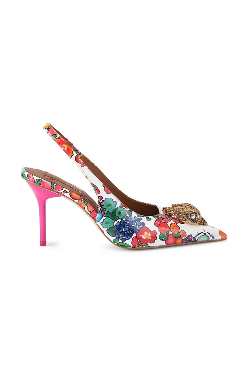 Kurt Geiger London pantofi cu toc stiletto din piele Large Eagle Sling