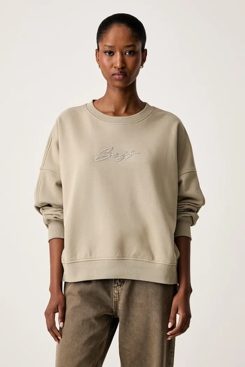 BOSS Orange hanorac oversized din bumbac C_Ever_5