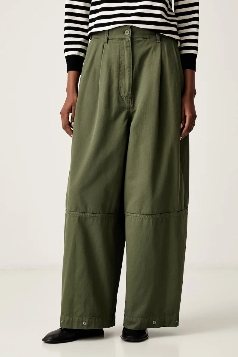 Weekend Max Mara pantaloni pentru femei din bumbac WKDBACCA
