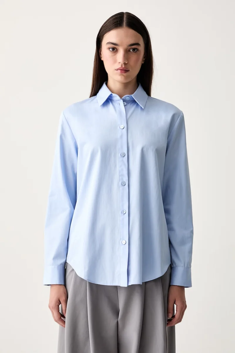 MM by Max Mara cămașă pentru femei din bumbac MMLFIACRE