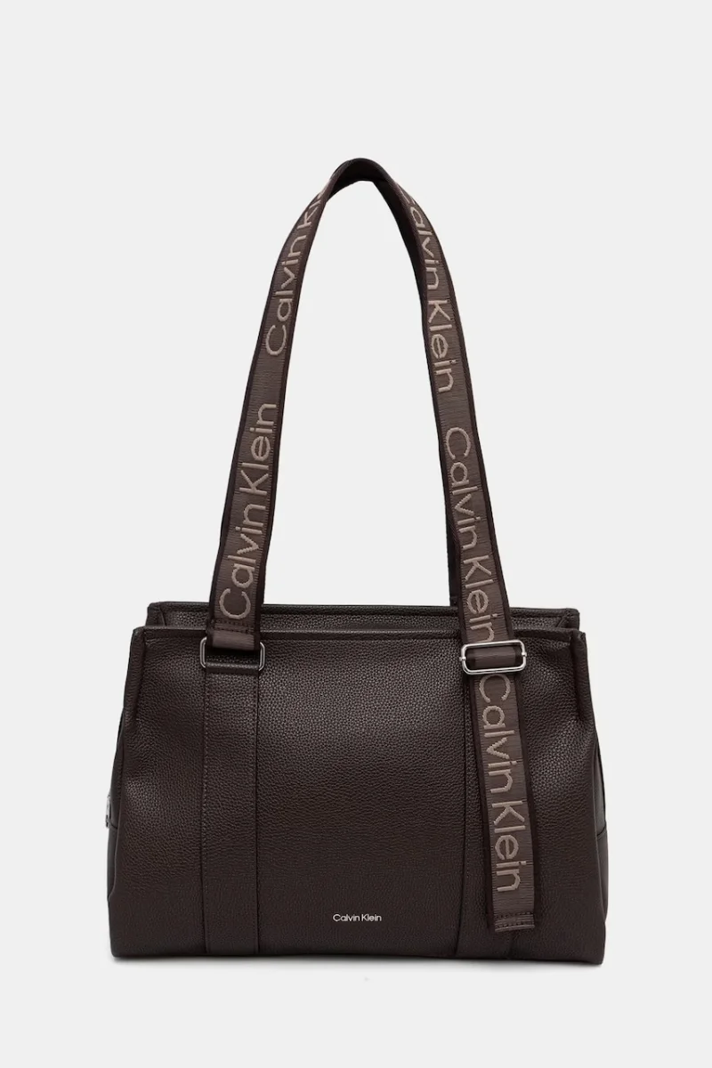 Calvin Klein tote bag pentru femei cu imitație de piele