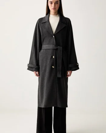 MM by Max Mara palton pentru femei cu vâscoză MMLESPOSTO