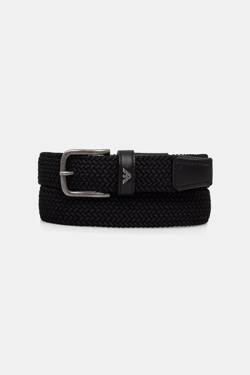 Emporio Armani curea împletită pentru bărbați