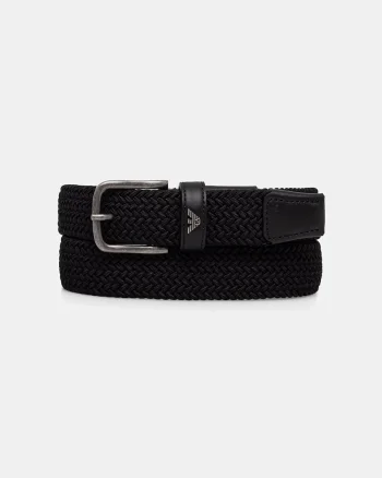 Emporio Armani curea împletită pentru bărbați