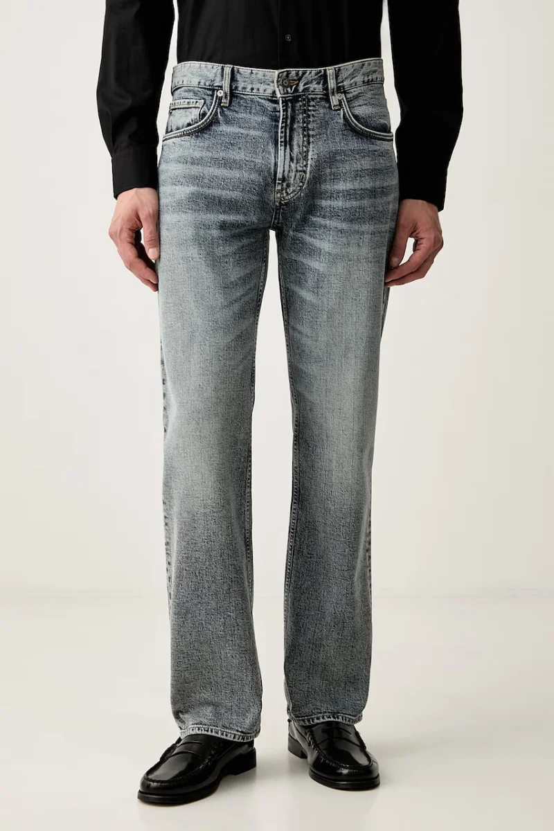Emporio Armani blugi straight pentru bărbați