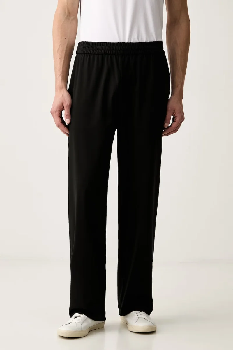Emporio Armani pantaloni pentru bărbați cu lyocell