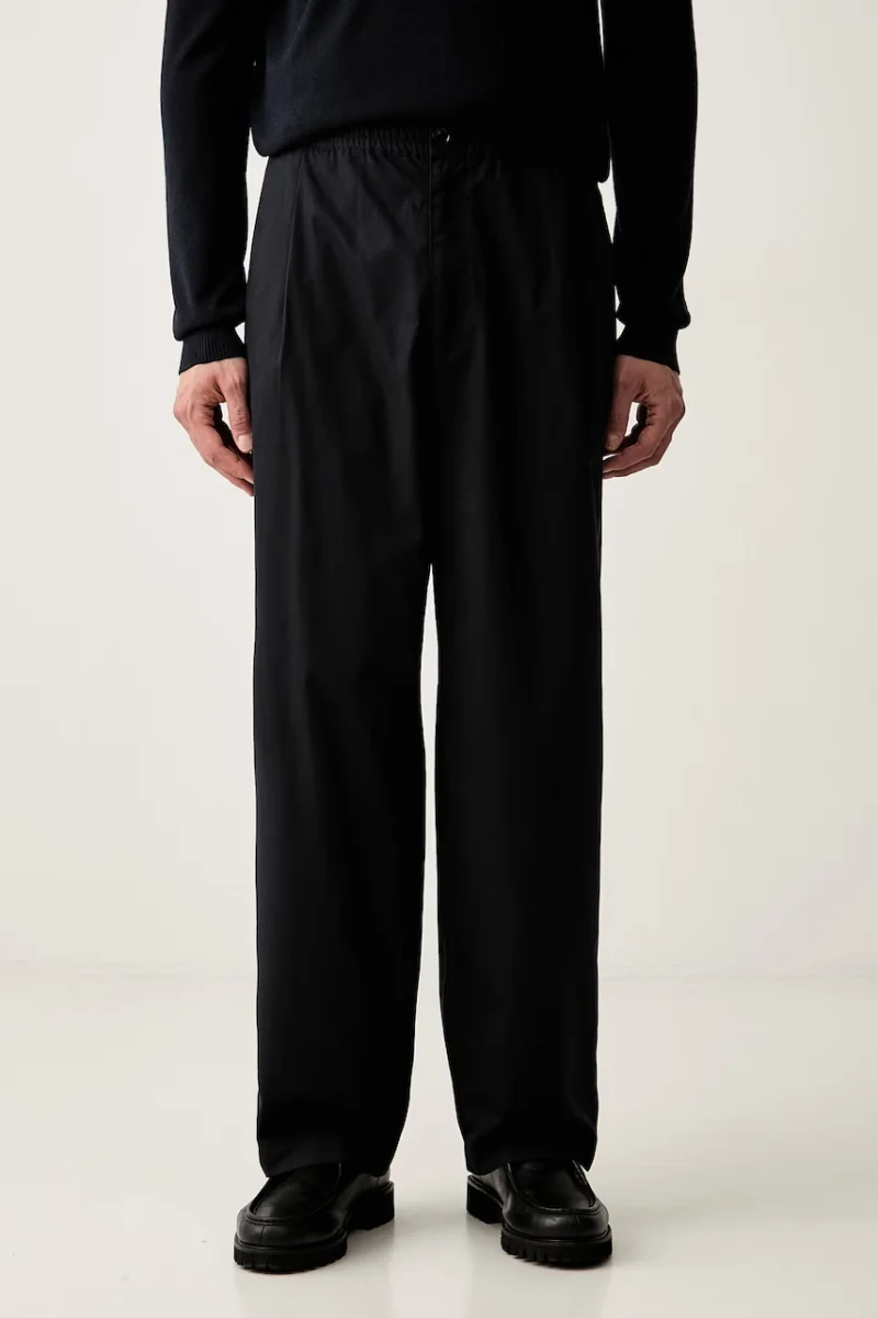 Emporio Armani pantaloni pentru bărbați din bumbac