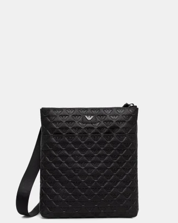 Emporio Armani geantă mică pentru bărbați din piele