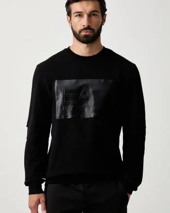 EA7 Emporio Armani hanorac pentru bărbați din bumbac