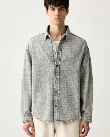 Emporio Armani cămașă pentru bărbați din denim