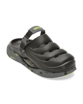 Papuci GRYXX negri, 2707M, din pvc