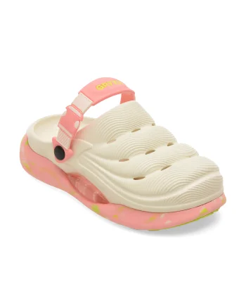 Papuci GRYXX albi, 2707W, din pvc