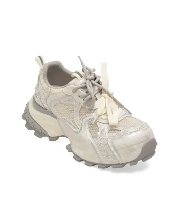 Pantofi sport GRYXX albi, 5G873, din material textil