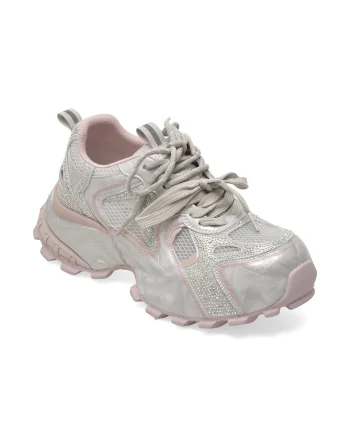 Pantofi sport GRYXX argintii, 5G873, din material textil