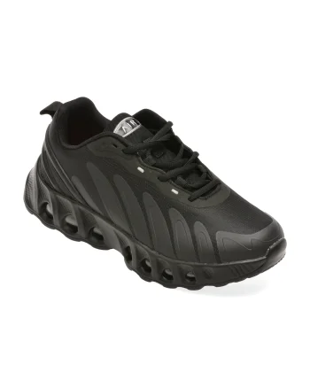 Pantofi sport BITE THE BULLET negri, M26, din material textil