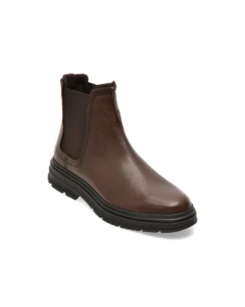 Ghete CLARKS maro, BADBEAS, din piele naturala