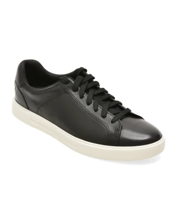 Pantofi sport CLARKS negri, ROMSLAC, din piele naturala