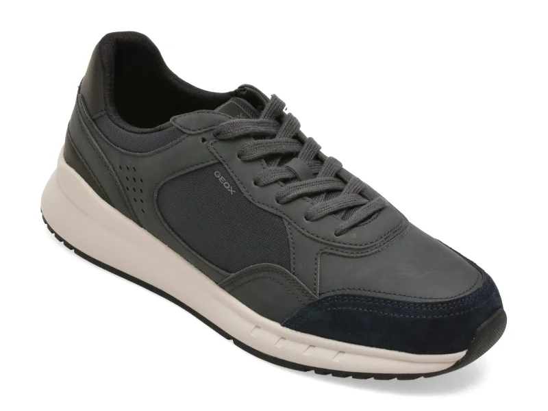Pantofi sport GEOX bleumarin, U65LCB, din piele ecologica