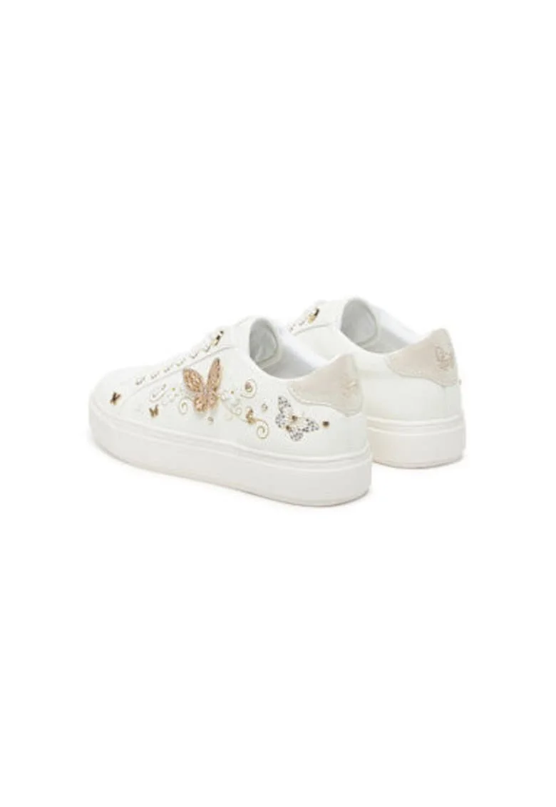 Pantofi sport dama, 13966826,  Piele ecologica, Alb