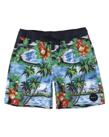 Pantaloni scurti de inot pentru barbati  Poliester, Multicolor