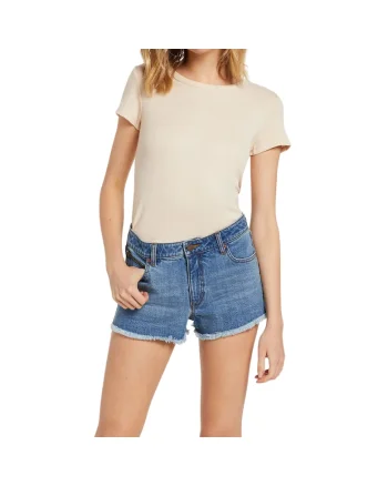 Pantaloni scurti dama,  Stoney Stretch, albastru denim, W24