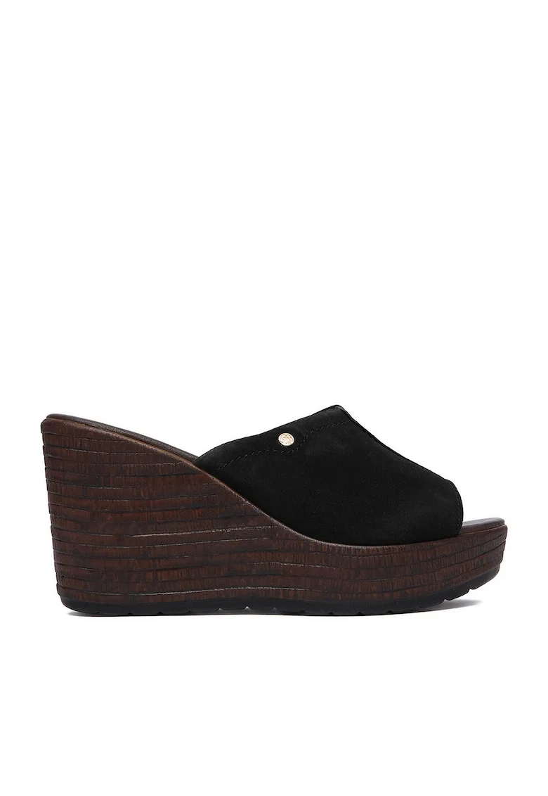 Papuci dama  negru, Negru