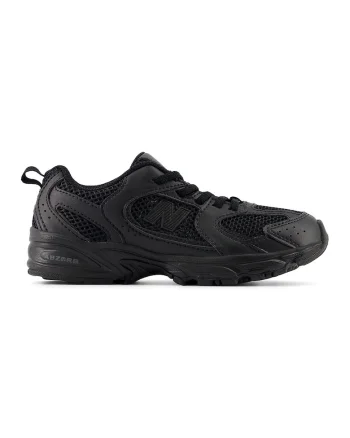 Pantofi sport 530 Bungee cu straturi exterioare din piele intoarsa, Negru