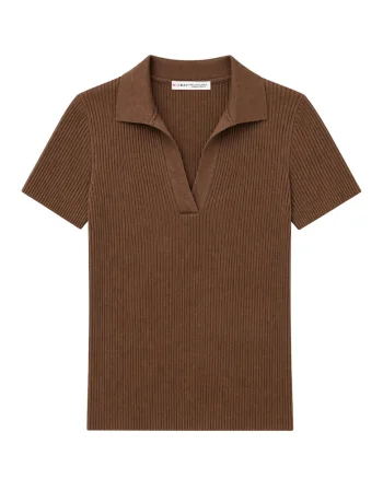 Bluza dama,  guler polo, casual, 100% poliamidafwqd, Maro