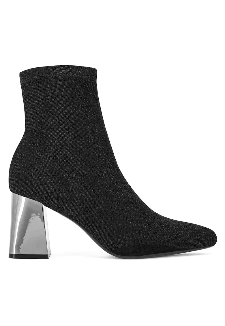 Botine femeie,  negru, Negru