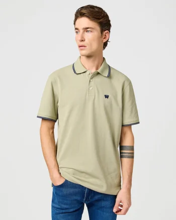 Tricou polo barbati  bumbac, verde,