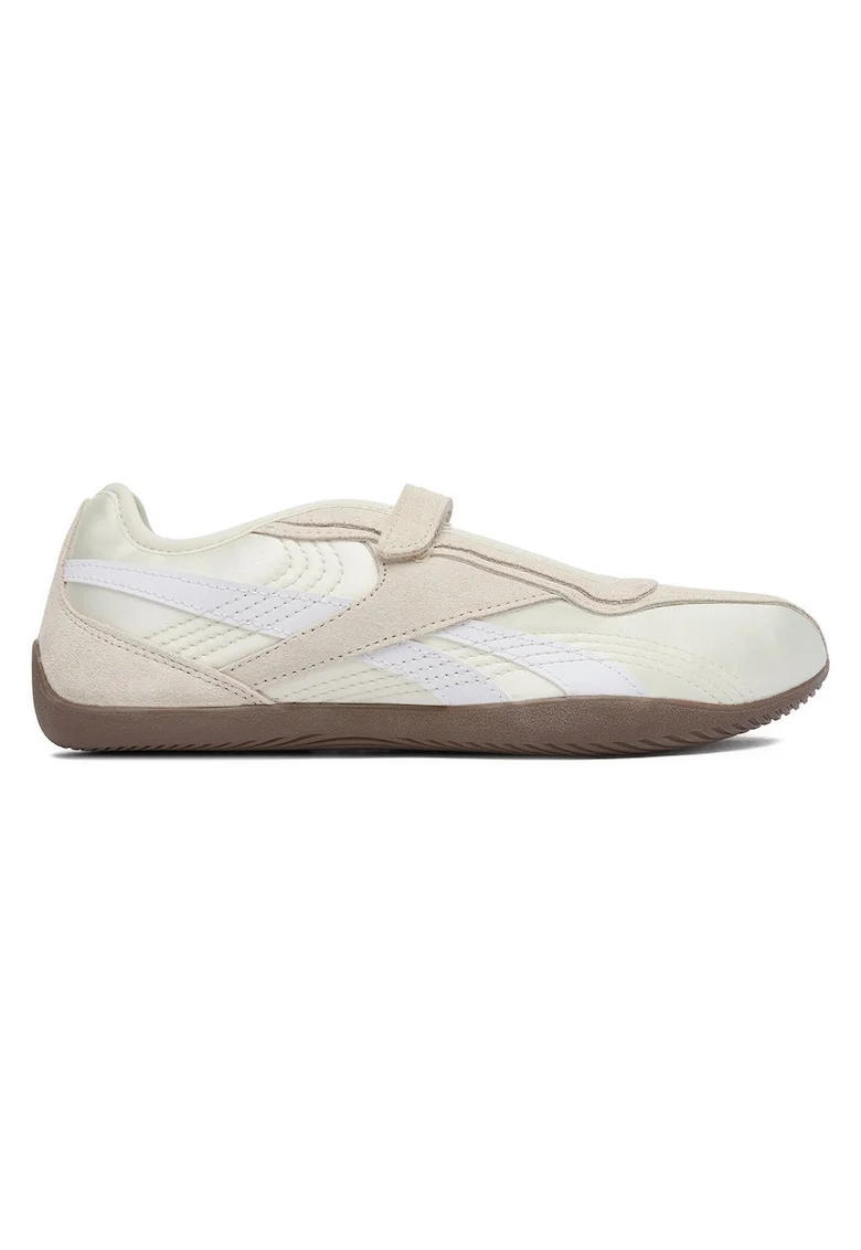 Balerini  crem, textil, velcro,
