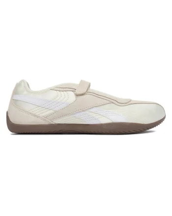 Balerini  crem, textil, velcro,