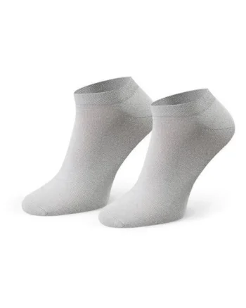 Sosete scurte bumbac  S045, Gri deschis