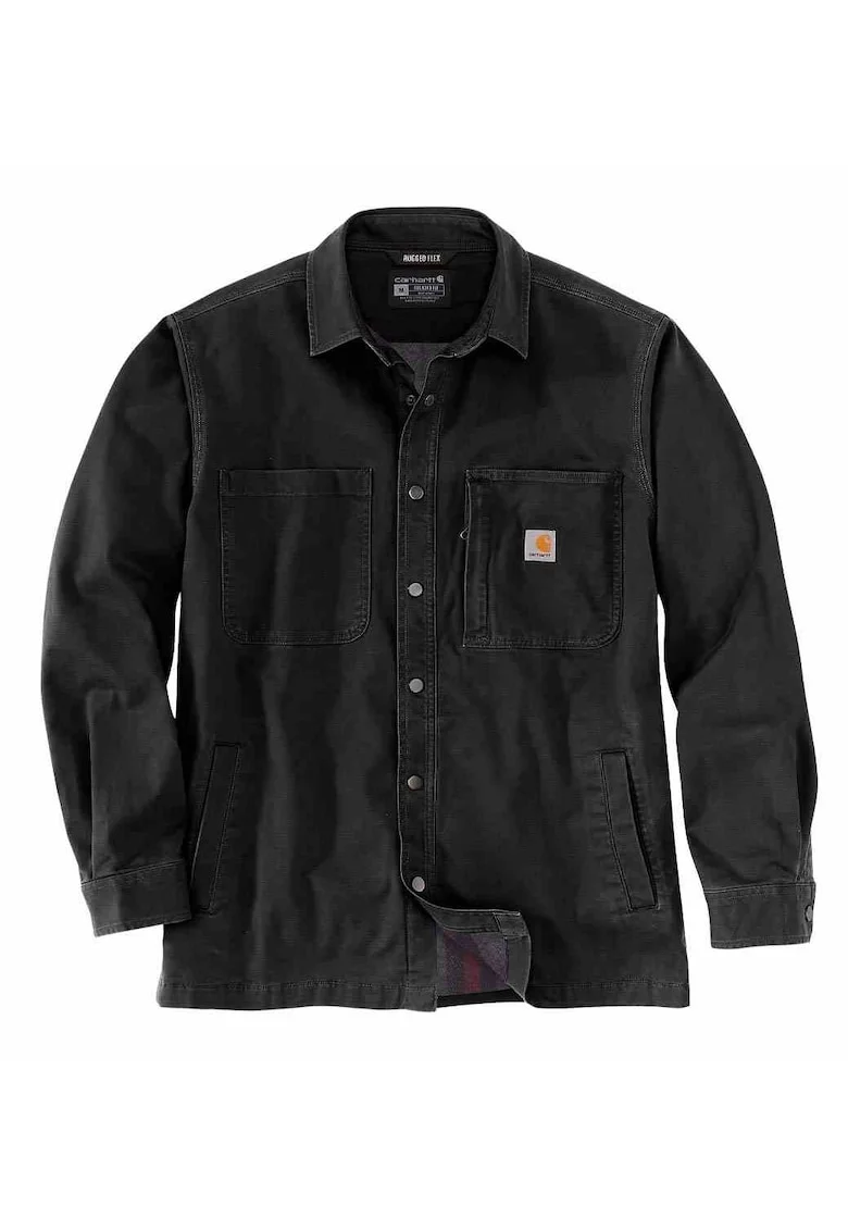 Camasa,  Panza/Bumbac/Elastan/Poliester, Negru,