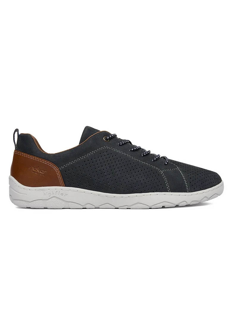 Pantofi barbati,  bleumarin, piele naturala, interior textil,
