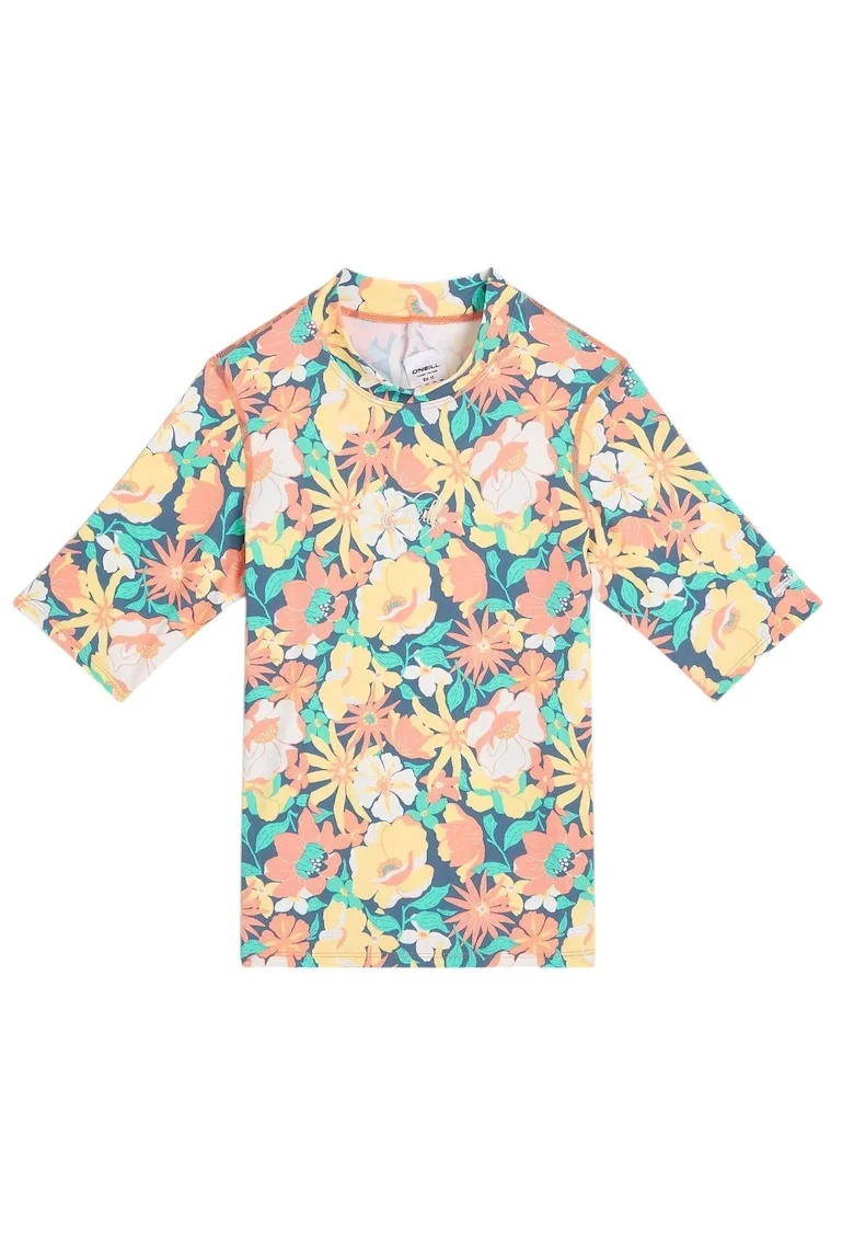 Tricou inot copii  Essentials Protectie UV SS 2025, Multicolor