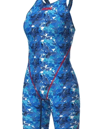 Costum competitie dama  Splashy OB Powerskin ST Next - Editie Limitata, Alb/Albastru