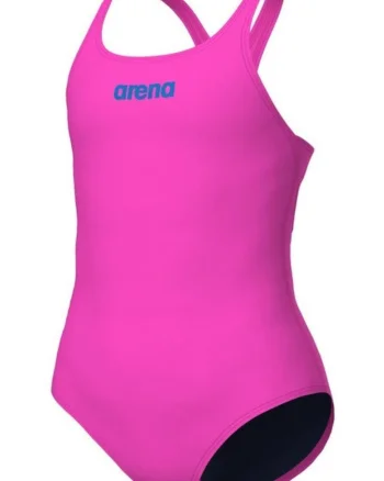 Costum baie fete  Team Swim Pro Solid, Roz