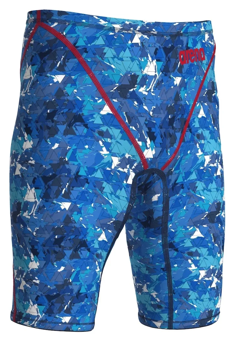 Jammer competitie barbati  Powerskin ST Next Splashy - Editie Limitata, Alb/Albastru