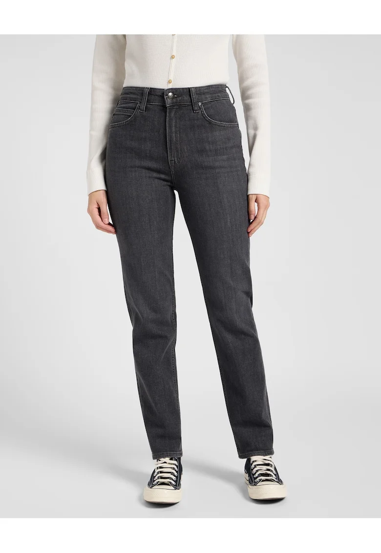 Blugi dama  Carol, bumbac, negru